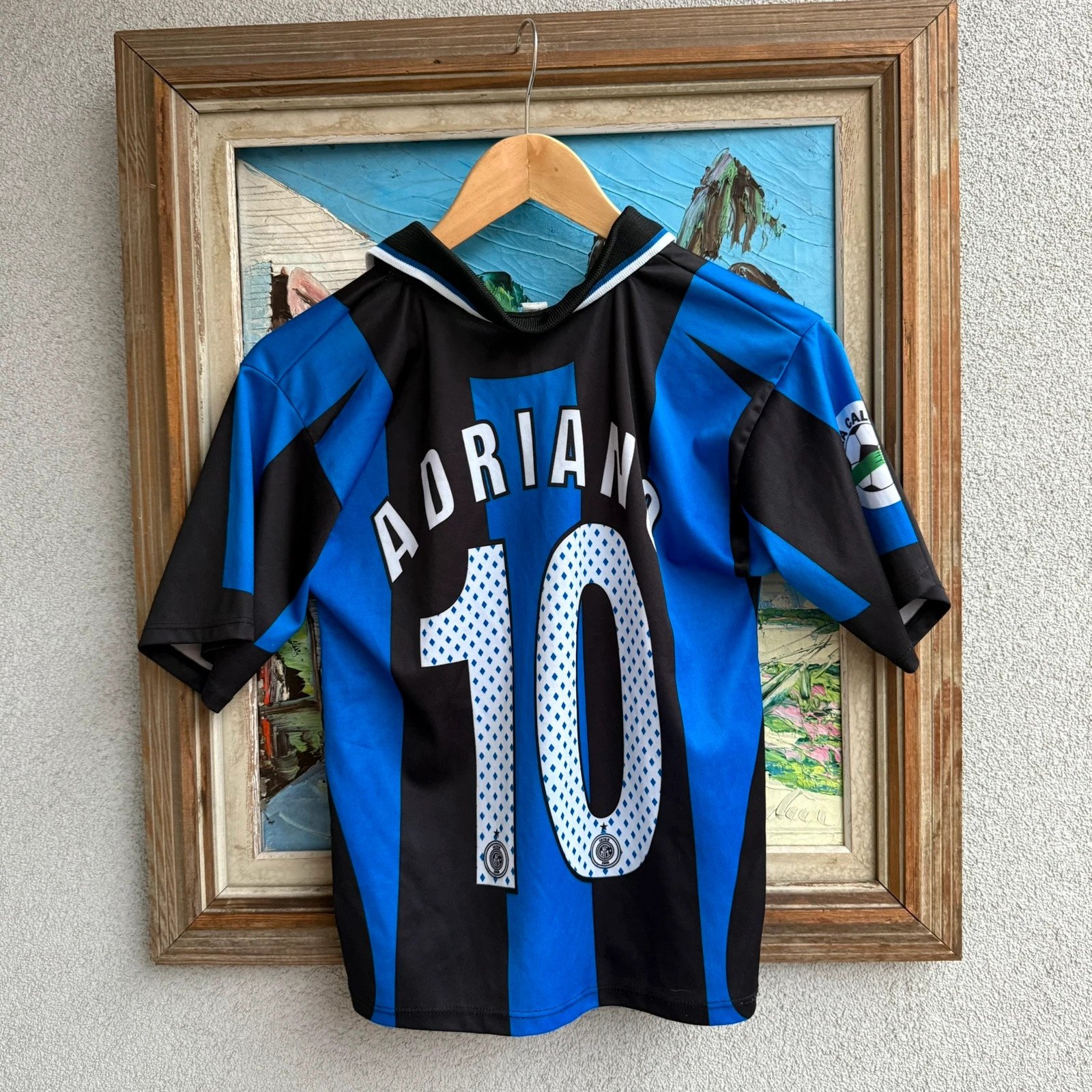 Adriano Milan Inter Koszulka T shirt Tee Retro Pilkarska Cropped