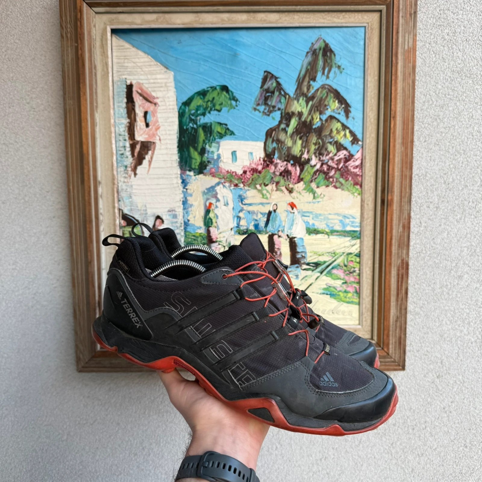 Adidas Buty Terrex Goretex Czarne Outdoor Gorpcore w gory