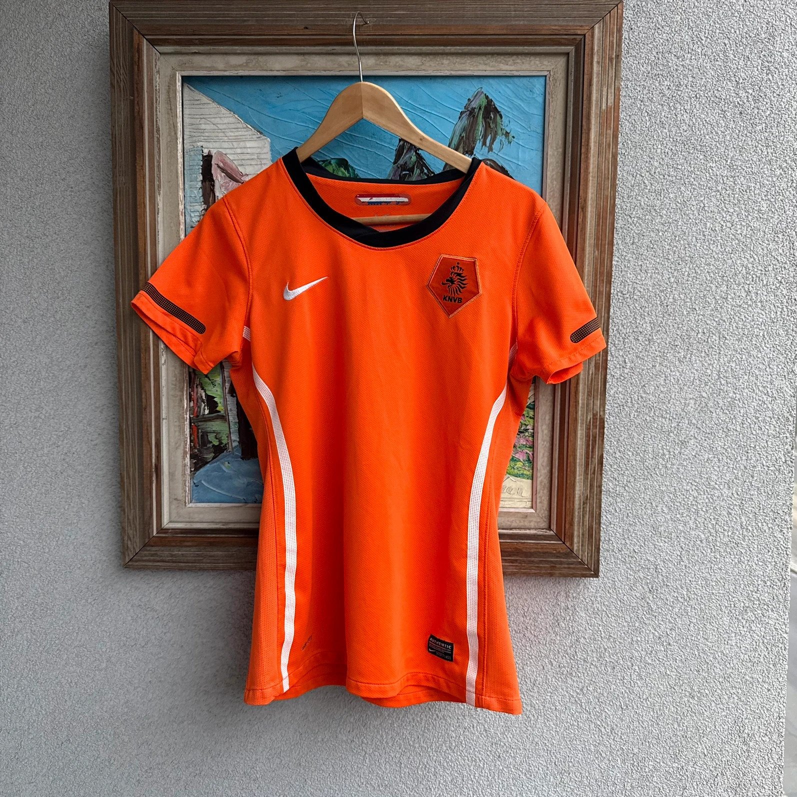 Nike Koszulka Pilkarska Pomaranczowa Damska