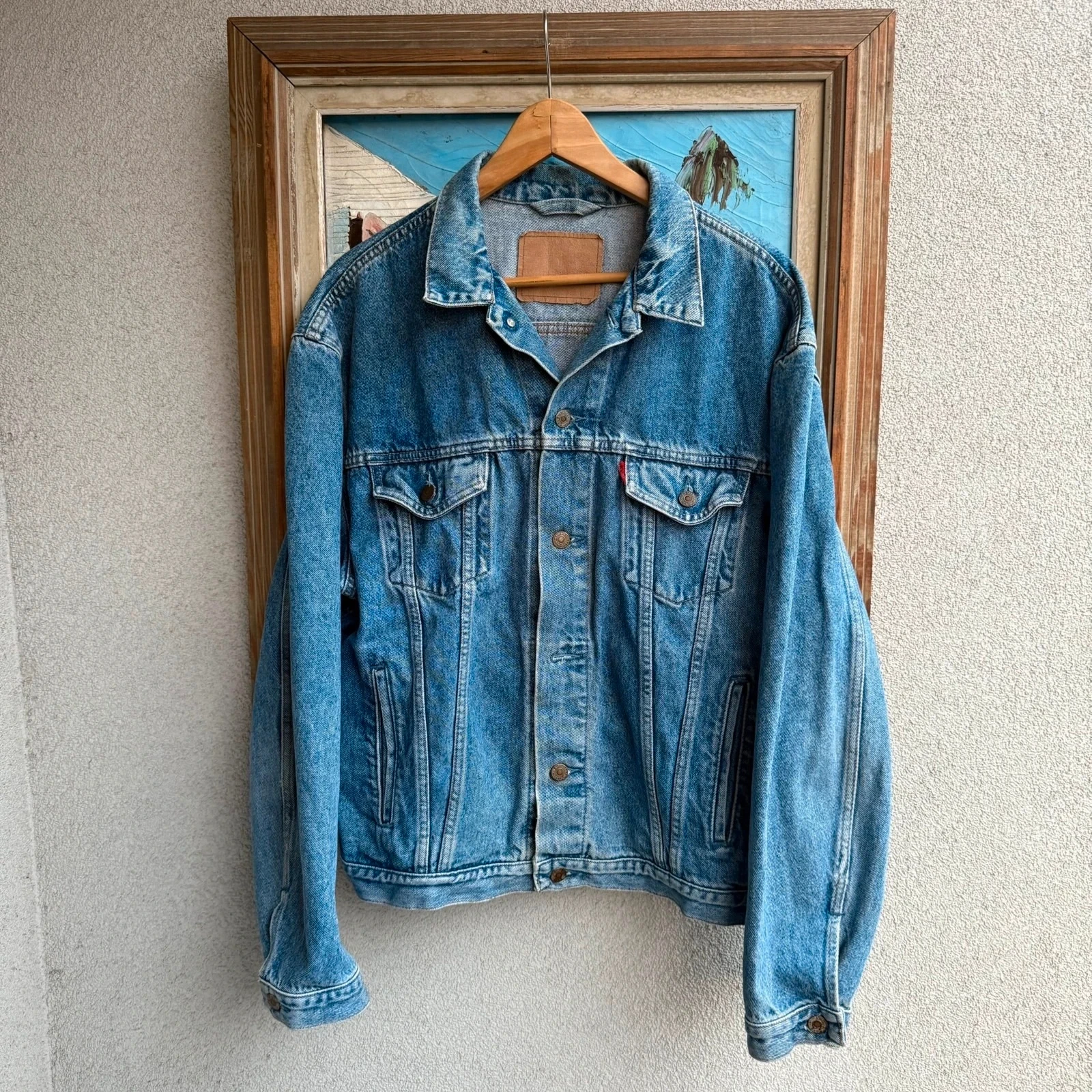 Kurtka Jeansowa Levi’s Katana 90s Niebieska