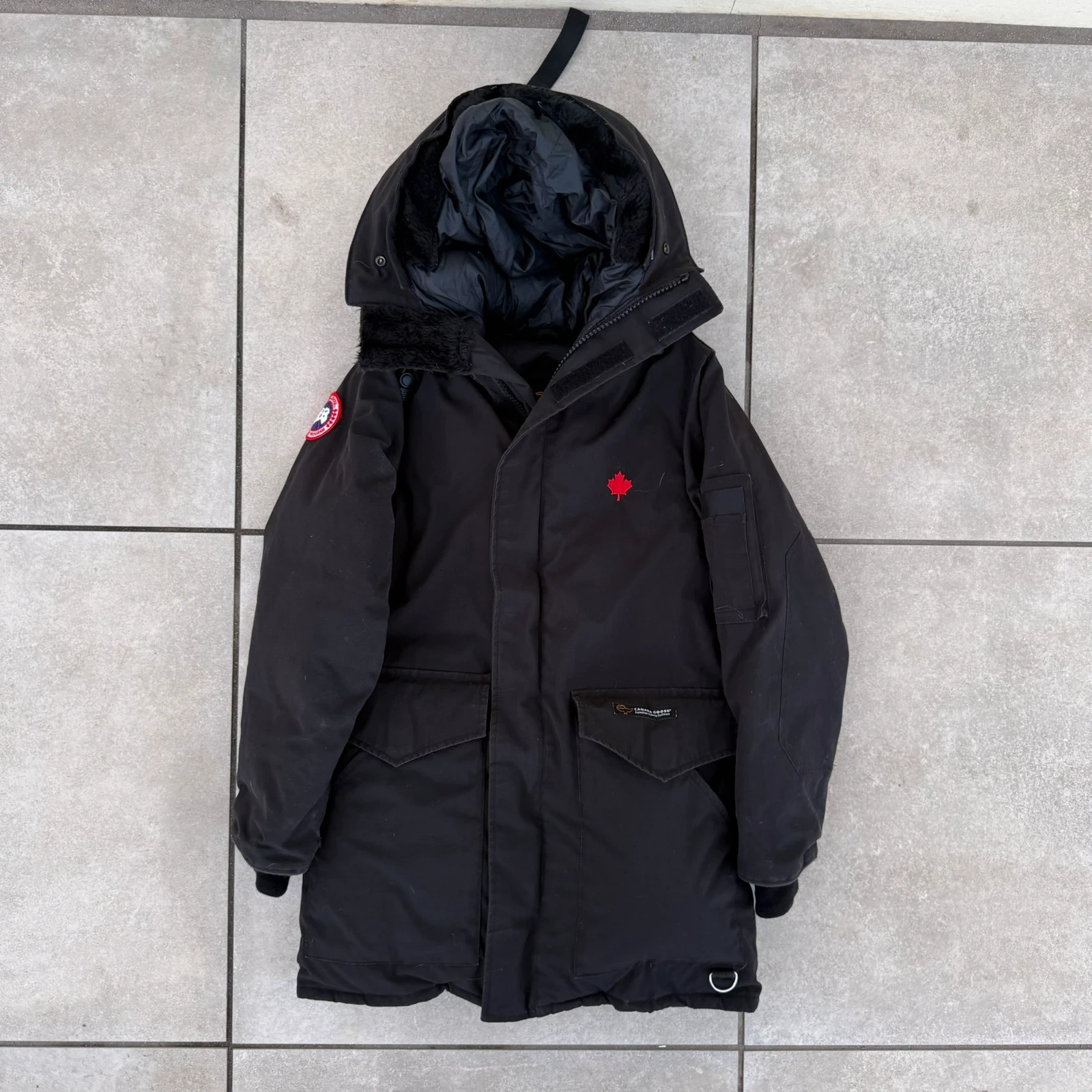 Canada Goose Hell Arctic Kurtka Parka Czarna