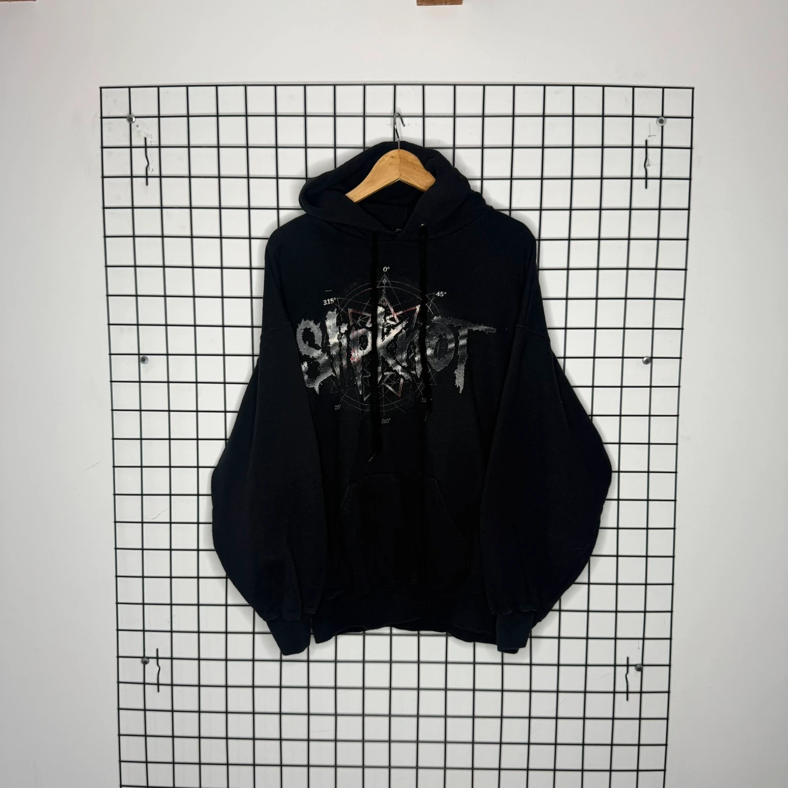 Slipknot Bluza Czarna Metal Rock Band Hoodie 2000s Y2K