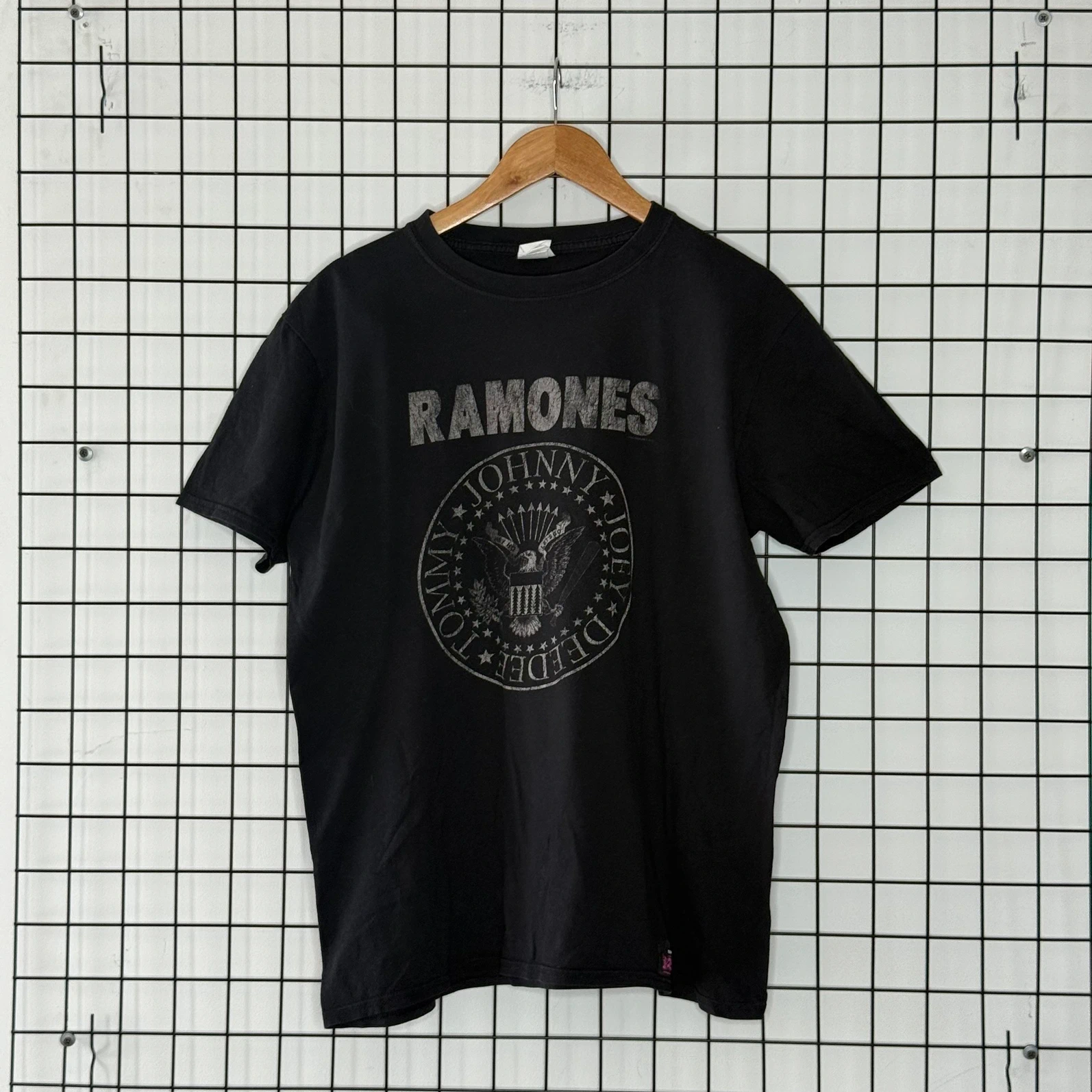 Ramones Koszulka Band Tee Vintage Czarna Na Licencji