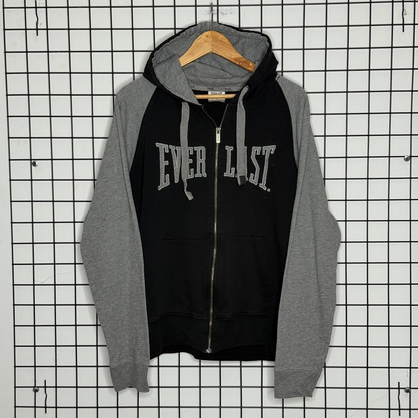 Everlast Bluza Zapinana Affilaction z Haftem z Kapturem Hoodie