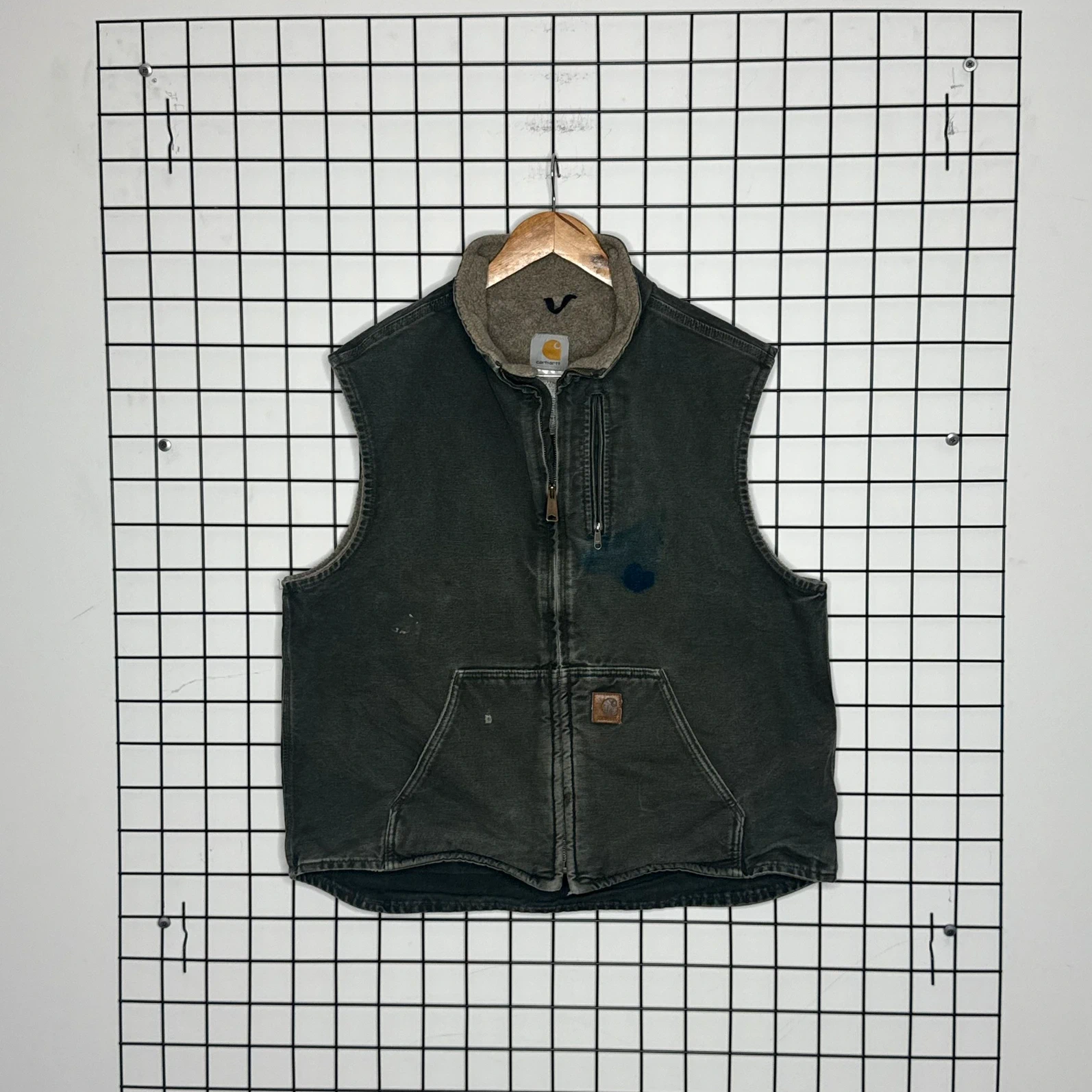 Carhartt Kamizelka Workwear Vintage Szara Czarna