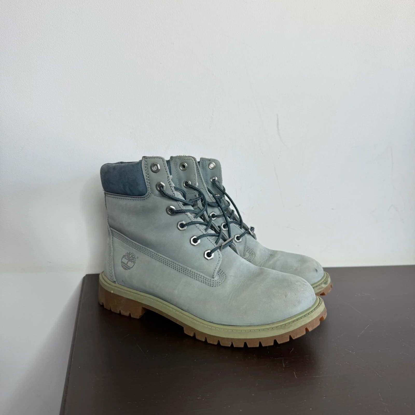 Timberland Buty Damskie Turkusowe Wysokie Botki Kozaki