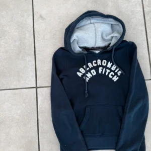 Abercrombie & Fitch Bluza Hoodie Granatowa M Vintage - zdjęcie 3