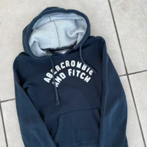 Abercrombie & Fitch Bluza Hoodie Granatowa M Vintage - zdjęcie 4