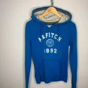 Abercrombie & Fitch Bluza Niebieska M Vintage Streetwear - zdjęcie 3