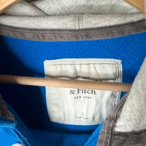 Abercrombie & Fitch Bluza Niebieska M Vintage Streetwear - zdjęcie 5