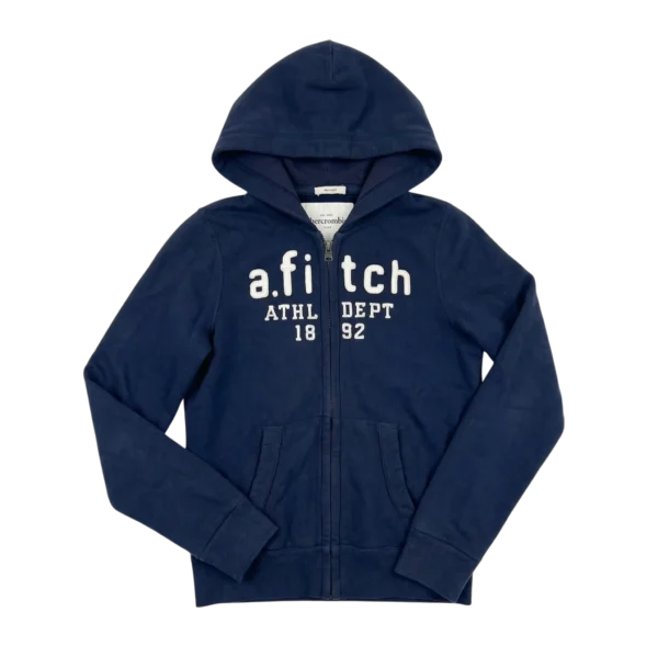 Abercrombie & Fitch Bluza Rozpinana L Vintage Streetwear - widok ogólny przód vintage