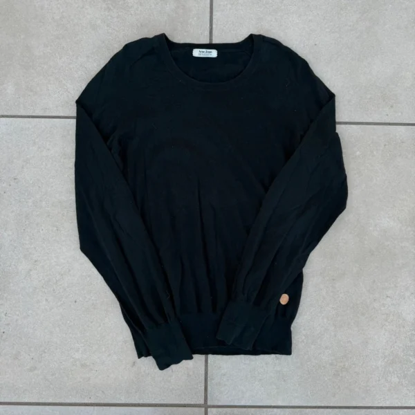 Acne Studios Bluza Sweter Czarny L Vintage Streetwear - zdjęcie 2