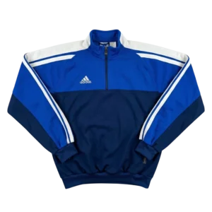 Adidas Bluza Half Zip XL Vintage Streetwear Retro - widok ogólny przód vintage