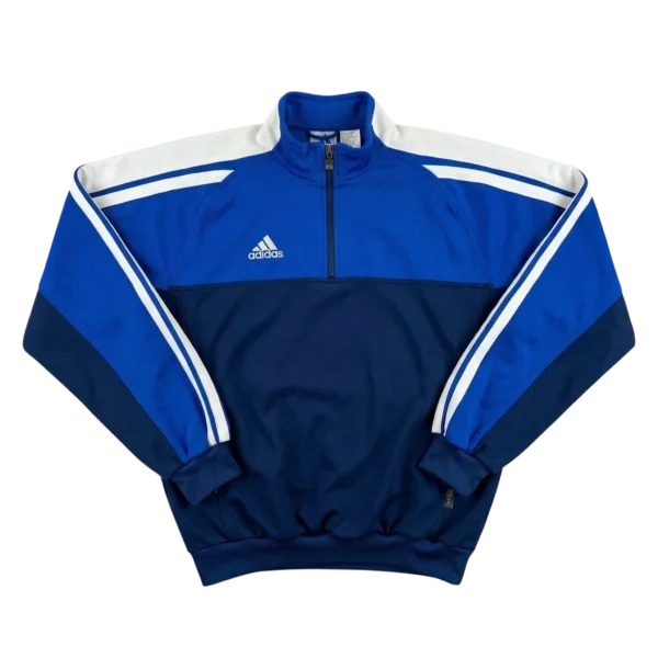 Adidas Bluza Half Zip XL Vintage Streetwear Retro - widok ogólny przód vintage