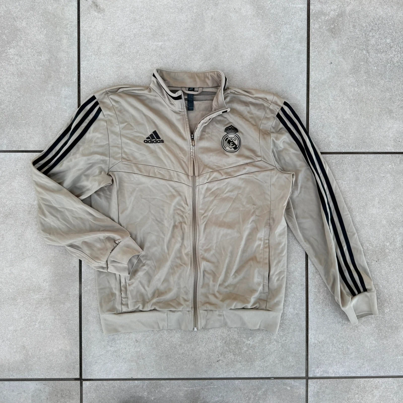 Adidas Bluza Real Madryt Piłkarska XL Vintage Streetwear - widok ogólny przód vintage