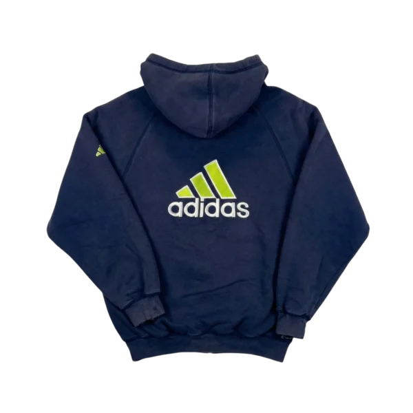 Adidas Bluza Vintage Zapinana z Logo M Streetwear - widok ogólny przód vintage