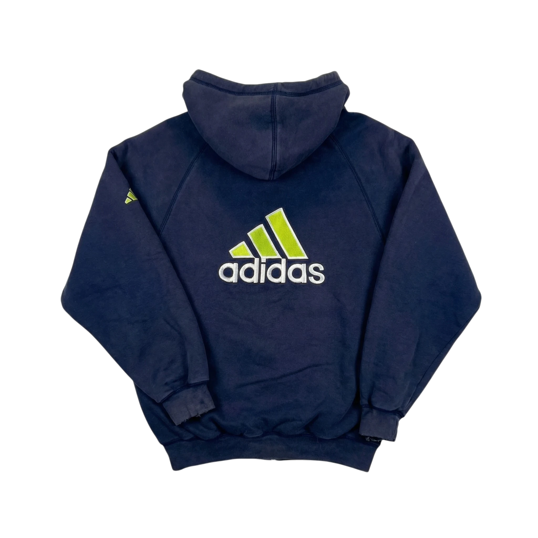 Adidas Bluza Vintage Zapinana z Logo M Streetwear - widok ogólny przód vintage