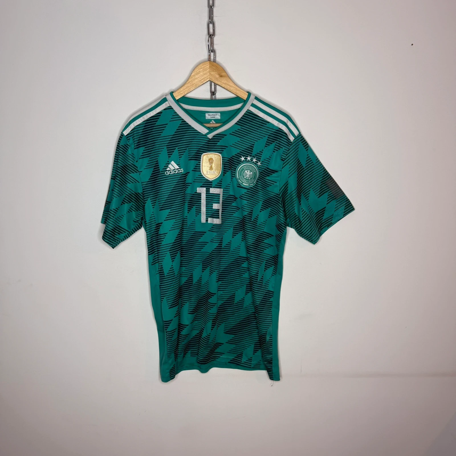 Adidas Koszulka Niemcy XXL Vintage Streetwear Retro - widok ogólny przód vintage