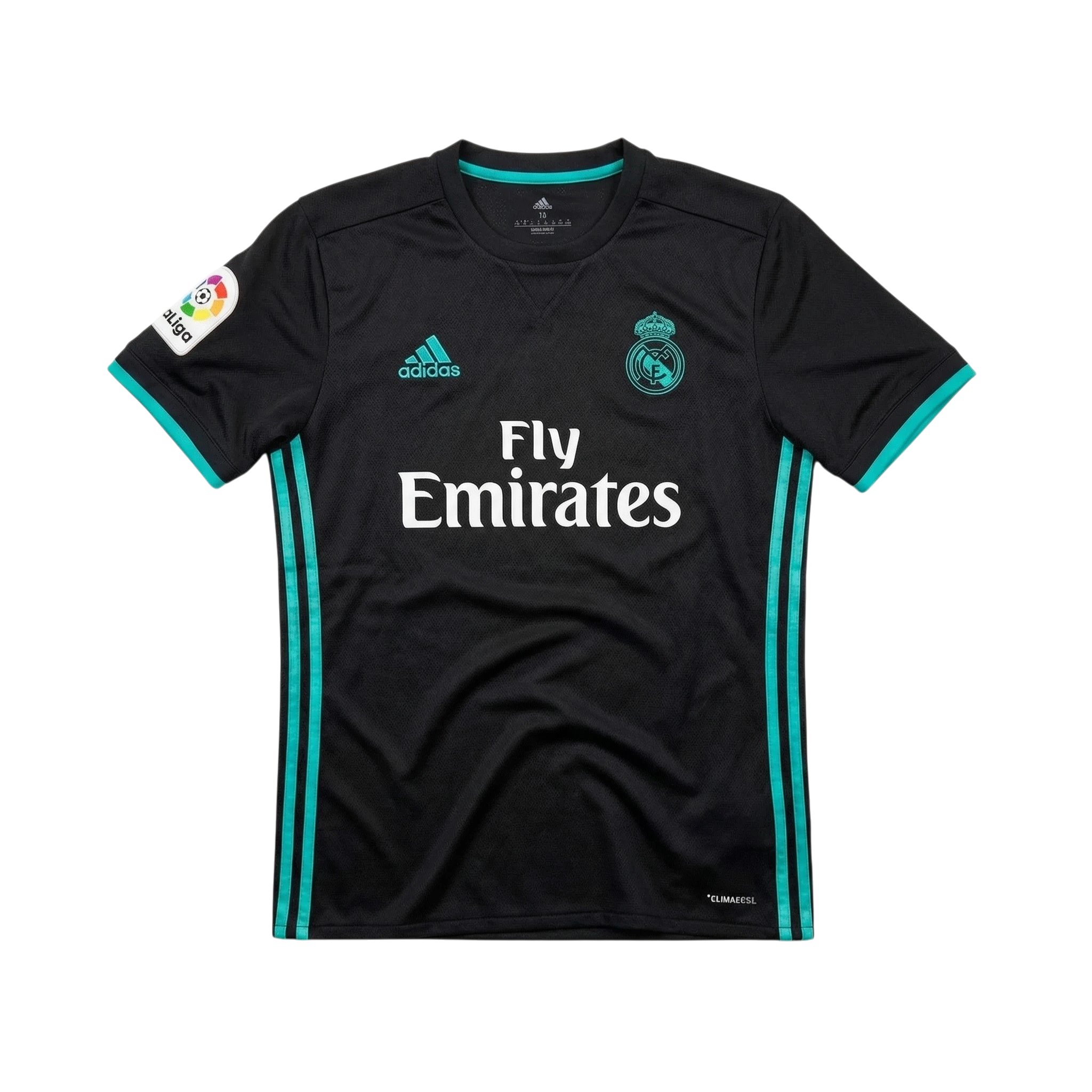 Adidas Koszulka Real Madrid Czarna M Vintage Streetwear - widok ogólny przód vintage