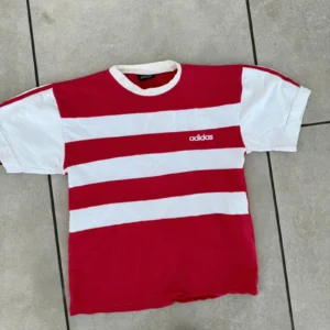 Adidas Koszulka w Paski Boxy Fit L Vintage Streetwear - zdjęcie 4