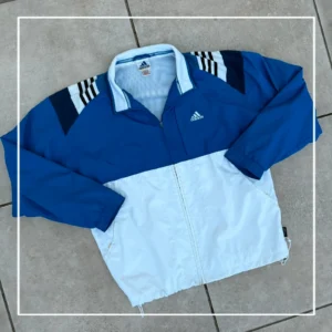 Adidas Kurtka Wiatrówka Szelest XL Vintage Streetwear - zdjęcie 3