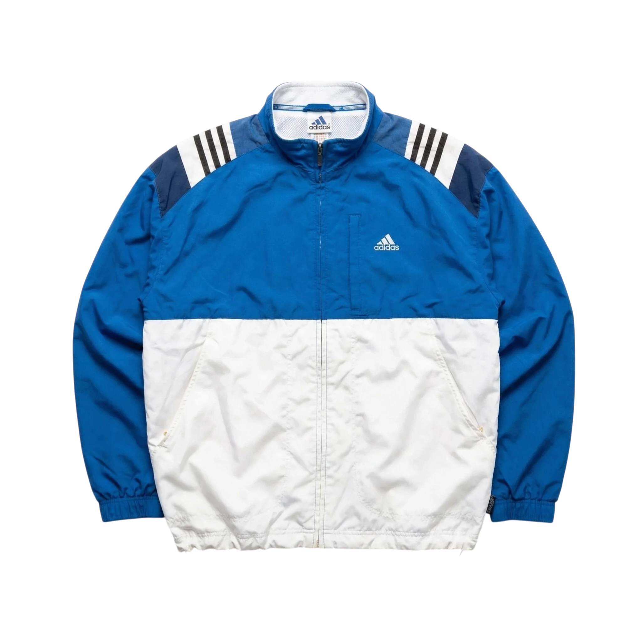 Adidas Kurtka Wiatrówka Szelest XL Vintage Streetwear - widok ogólny przód vintage