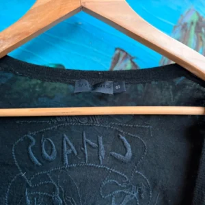 AllSaints Sweter Cardigan Wełniany M Vintage Streetwear - zdjęcie 3