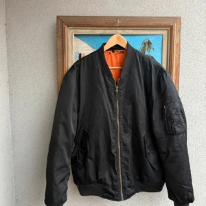 Alpha Kurtka Bomberka MA-1 L Vintage Streetwear Czarna - zdjęcie 4