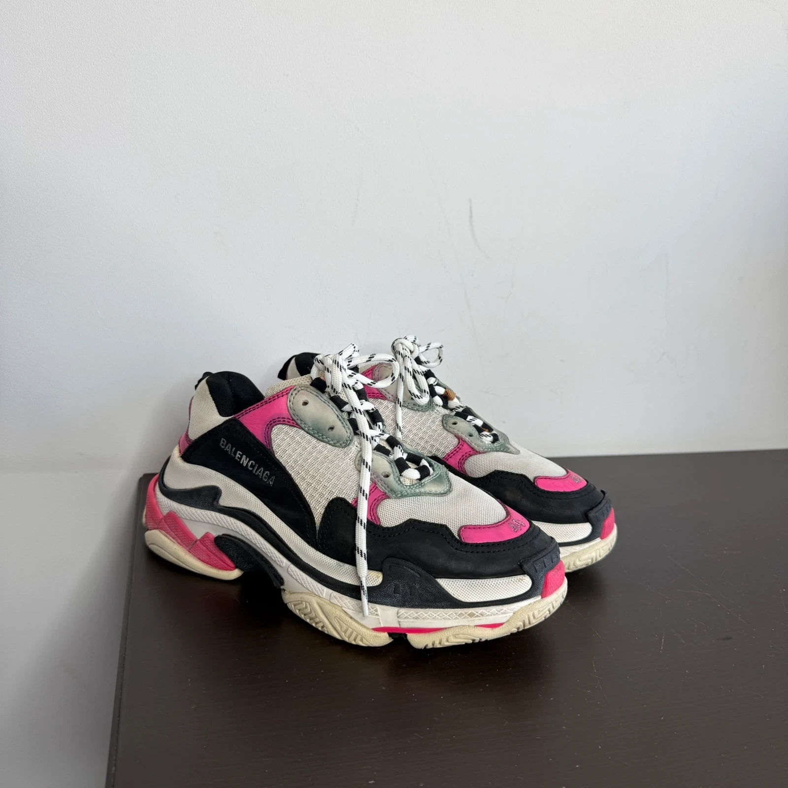Balenciaga Triple S Buty Sneakers 41.5 Vintage Streetwear - widok ogólny przód vintage