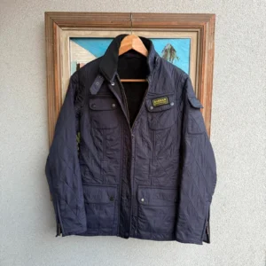 Barbour Kurtka Pikowana Damska L Vintage Streetwear - zdjęcie 2