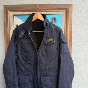 Barbour Kurtka Pikowana Damska L Vintage Streetwear - zdjęcie 4
