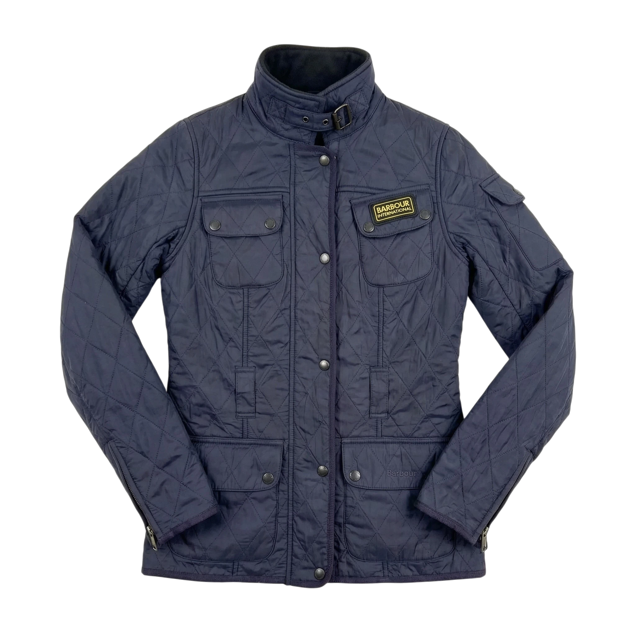 Barbour Kurtka Pikowana Damska L Vintage Streetwear - widok ogólny przód vintage