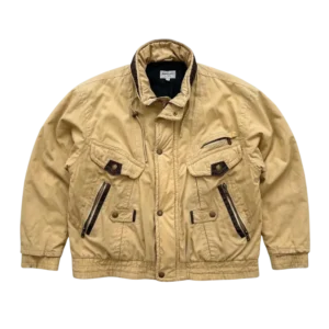 Berto Lucci Kurtka Multi Pocket XL Vintage Retro Streetwear - widok ogólny przód vintage