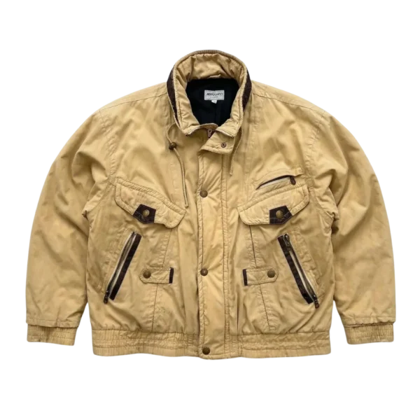 Berto Lucci Kurtka Multi Pocket XL Vintage Retro Streetwear - widok ogólny przód vintage