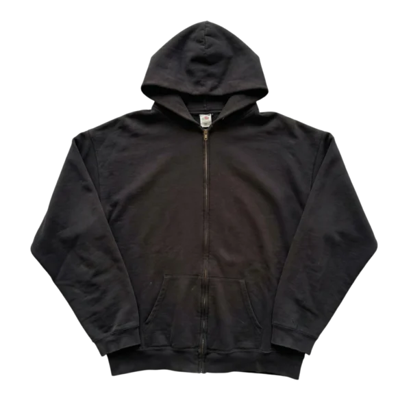 Blank Bluza Zapinana Thrashed XXXL Vintage Streetwear - widok ogólny przód vintage