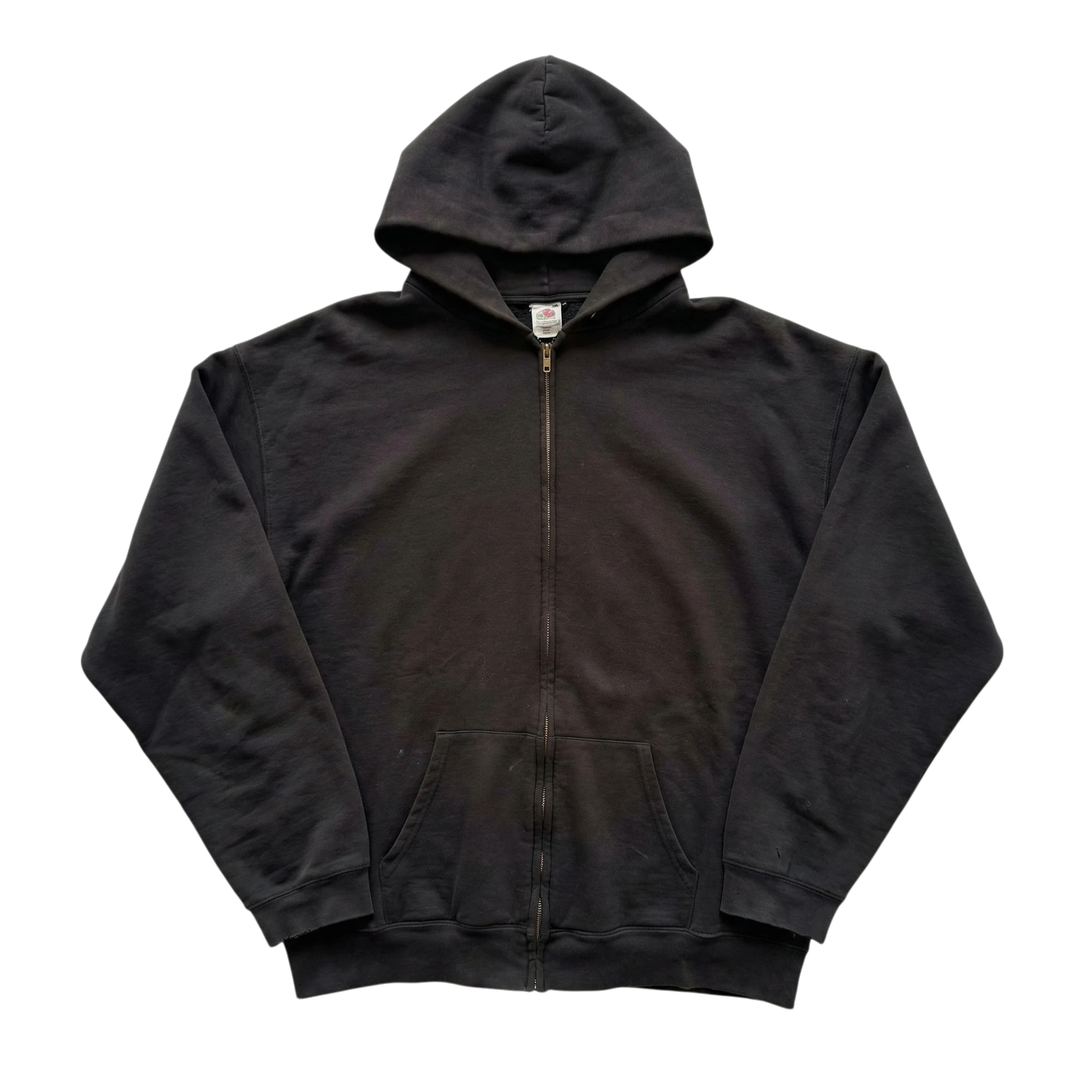 Blank Bluza Zapinana Thrashed XXXL Vintage Streetwear - widok ogólny przód vintage