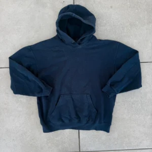 Blank Bluza z Kapturem Hoodie Granatowa XL Vintage Streetwear - zdjęcie 2