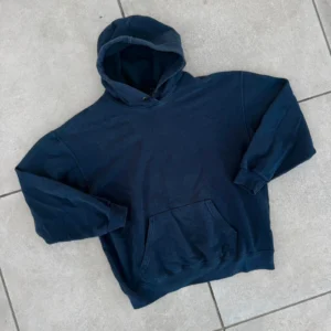 Blank Bluza z Kapturem Hoodie Granatowa XL Vintage Streetwear - zdjęcie 3