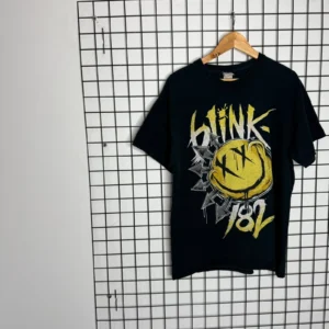 Blink Koszulka Band T-shirt Czarna L Vintage Streetwear - zdjęcie 4