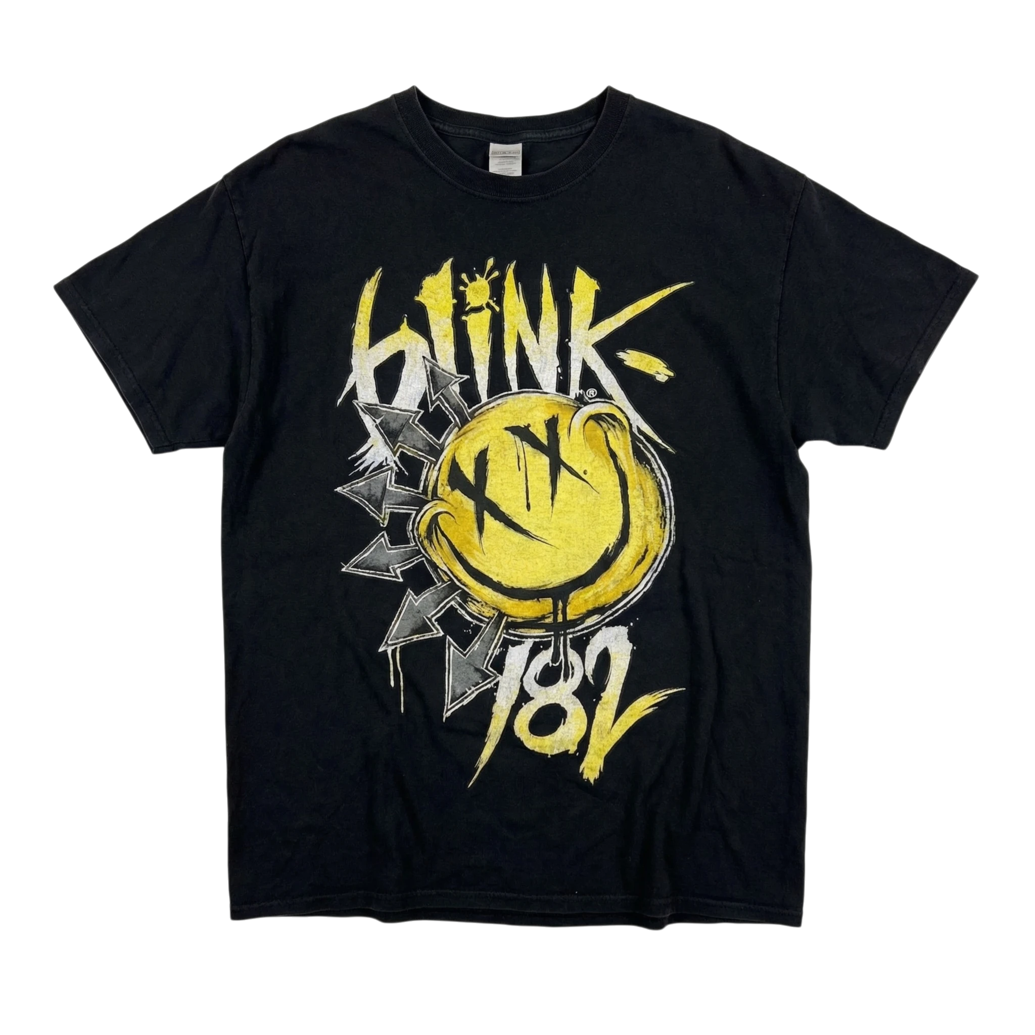 Blink Koszulka Band T-shirt Czarna L Vintage Streetwear - widok ogólny przód vintage