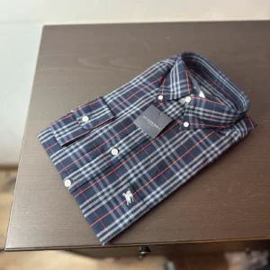 Burberry Koszula w Kratę L Vintage Streetwear Retro - zdjęcie 2