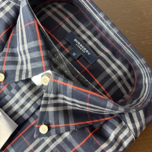 Burberry Koszula w Kratę L Vintage Streetwear Retro - zdjęcie 3