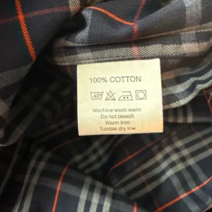 Burberry Koszula w Kratę L Vintage Streetwear Retro - zdjęcie 4