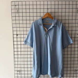 Burberry Koszulka Polo Haft Nova Check XXXL Vintage Streetwear - zdjęcie 3