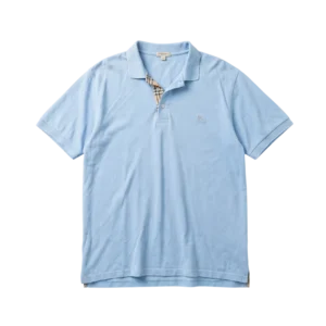 Burberry Koszulka Polo Haft Nova Check XXXL Vintage Streetwear - widok ogólny przód vintage