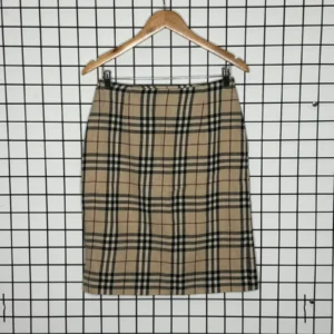 Burberry Spódnica Nova Check XXXS Vintage Streetwear - zdjęcie 3