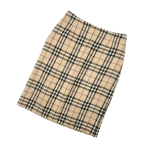 Burberry Spódnica Nova Check XXXS Vintage Streetwear - widok ogólny przód vintage