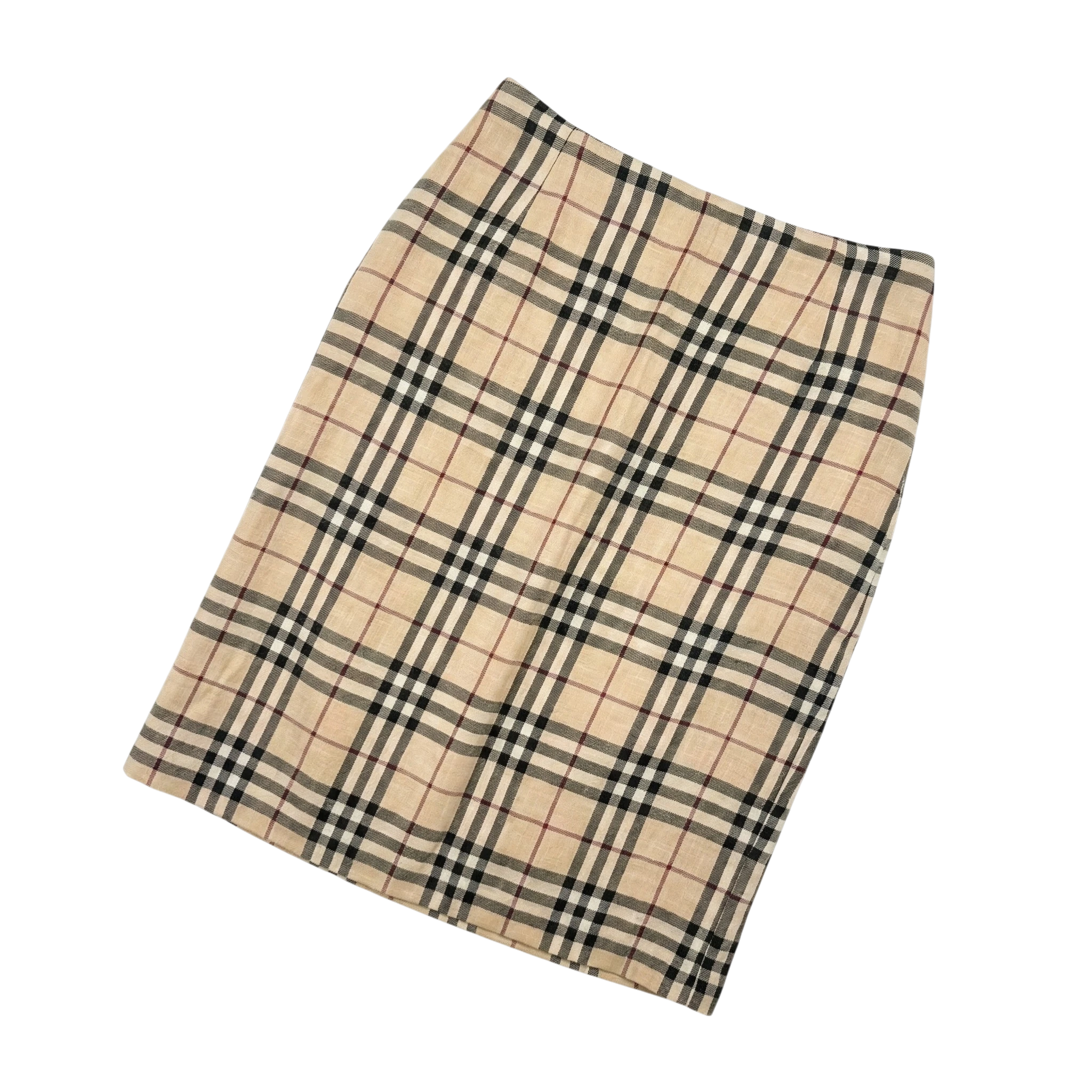 Burberry Spódnica Nova Check XXXS Vintage Streetwear - widok ogólny przód vintage
