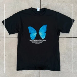 Butterfly Koszulka Butterfly Effect L Vintage Streetwear - zdjęcie 2