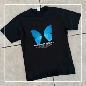 Butterfly Koszulka Butterfly Effect L Vintage Streetwear - zdjęcie 3